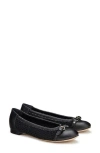 Agl Attilio Giusti Leombruni Agl Monia Cap Toe Ballet Flat In Nero
