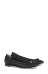 Agl Attilio Giusti Leombruni Agl Monia Cap Toe Ballet Flat In Nigh-navy-nigh-nigh