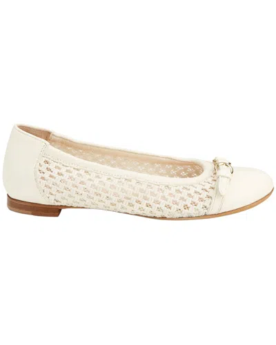 Agl Attilio Giusti Leombruni Agl Monia Leather Ballet In White