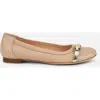 Agl Attilio Giusti Leombruni Agl Monika Cap Toe Ballet Flat In Neutral