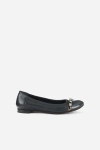 Agl Attilio Giusti Leombruni Agl Monika Cap Toe Ballet Flat In Black
