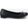 Agl Attilio Giusti Leombruni Agl Monika Cap Toe Ballet Flat In Black