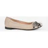 Agl Attilio Giusti Leombruni Agl Monika Cap Toe Ballet Flat In Gray