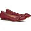 Agl Attilio Giusti Leombruni Agl Monika Cap Toe Ballet Flat In Tomatoe