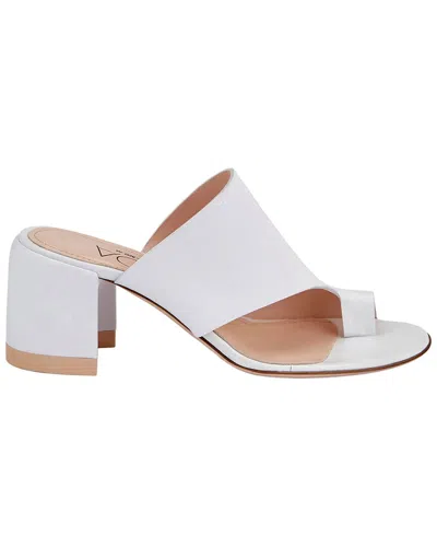Agl Attilio Giusti Leombruni Agl Moon Thong Leather Sandal In White