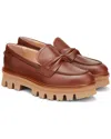 Agl Attilio Giusti Leombruni Agl Woman Loafers Tan Size 9 Soft Leather In Brown