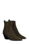Agl Attilio Giusti Leombruni Agl Roberta Beat Pointed Toe Chelsea Boot In Forest