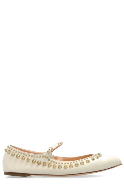 Agl Attilio Giusti Leombruni Agl Rocket Mary Jane Flats In Beige