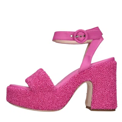 Agl Attilio Giusti Leombruni Agl Sandals Fuchsia In Fucsia Vivaci