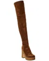 AGL ATTILIO GIUSTI LEOMBRUNI AGL SHAN SUEDE OVER-THE-KNEE BOOT