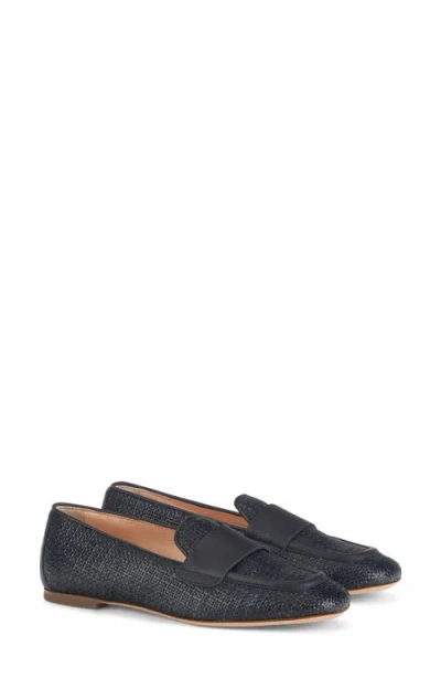 Agl Attilio Giusti Leombruni Agl Sheryl Raffia Loafer In Night-night