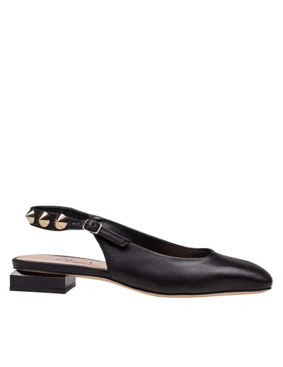 AGL ATTILIO GIUSTI LEOMBRUNI AGL SLING-BACK BALLERINA WITH STUDS