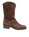 Agl Attilio Giusti Leombruni Agl Suede Ankle Boot In Brown