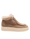 Agl Attilio Giusti Leombruni Agl Suede Lace-up Shoe In Brown