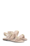 Agl Attilio Giusti Leombruni Agl Summer Slingback Sandal In Ghibli-ghibli