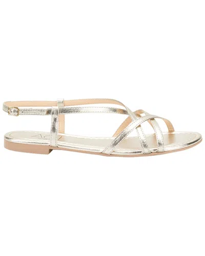 Agl Attilio Giusti Leombruni Agl Summer Straps Leather Sandal In Silver