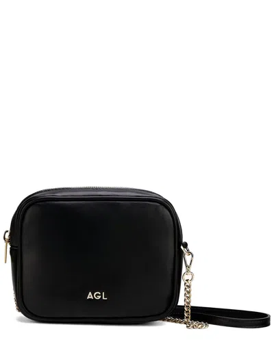 Agl Attilio Giusti Leombruni Agl Symon Leather Crossbody In Black