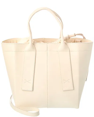 Agl Attilio Giusti Leombruni Agl Trecy Leather Tote In White