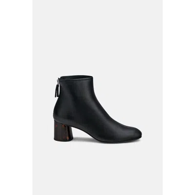 Agl Attilio Giusti Leombruni 55mm Zip-detail Tortoiseshell-heel Boots In Black