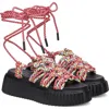 Agl Attilio Giusti Leombruni Agl Vortex Sandal Sandal In Multicolor-nero