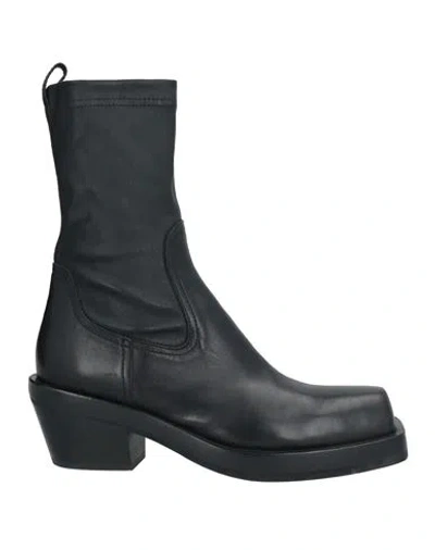 Agl Attilio Giusti Leombruni Agl Woman Ankle Boots Black Size 10 Leather