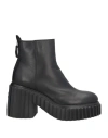 Agl Attilio Giusti Leombruni Agl Woman Ankle Boots Black Size 11 Leather In Black