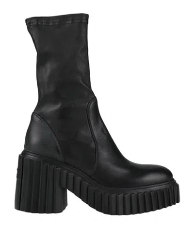 Agl Attilio Giusti Leombruni Agl Woman Ankle Boots Black Size 11 Leather