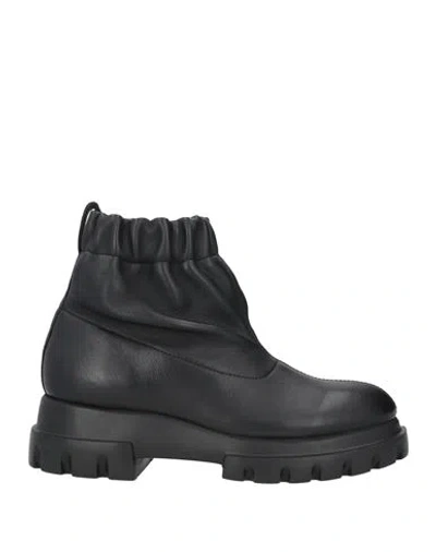 Agl Attilio Giusti Leombruni Agl Woman Ankle Boots Black Size 11 Soft Leather