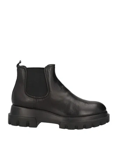 Agl Attilio Giusti Leombruni Agl Woman Ankle Boots Black Size 5.5 Leather