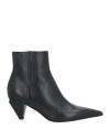 Agl Attilio Giusti Leombruni Agl Woman Ankle Boots Black Size 6 Leather