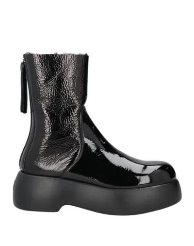Agl Attilio Giusti Leombruni Agl Woman Ankle Boots Black Size 11 Soft Leather