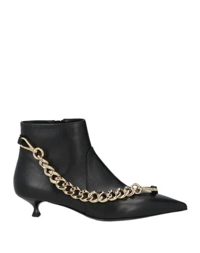 Agl Attilio Giusti Leombruni Agl Woman Ankle Boots Black Size 7 Leather