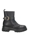 Agl Attilio Giusti Leombruni Agl Woman Ankle Boots Black Size 7 Leather