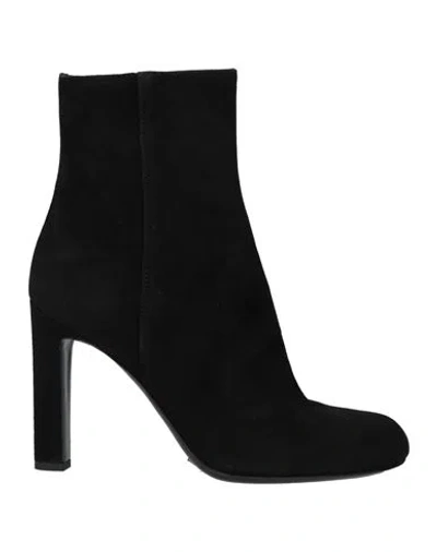 Agl Attilio Giusti Leombruni Agl Woman Ankle Boots Black Size 7 Leather