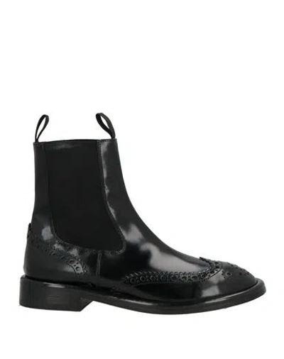 Agl Attilio Giusti Leombruni Agl Woman Ankle Boots Black Size 7.5 Leather
