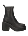 Agl Attilio Giusti Leombruni Agl Woman Ankle Boots Black Size 7.5 Leather In Black