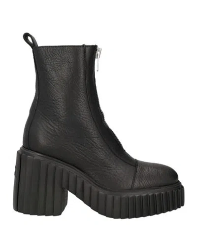 Agl Attilio Giusti Leombruni Agl Woman Ankle Boots Black Size 7.5 Leather