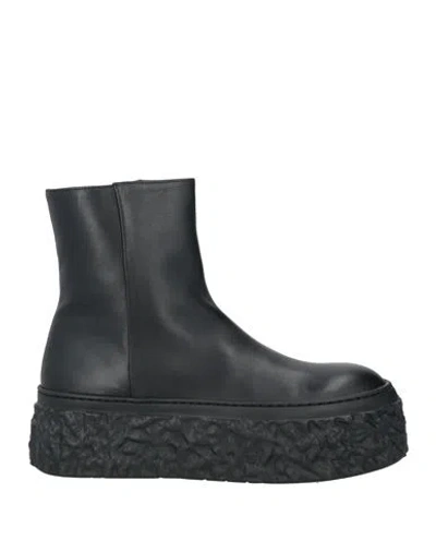 Agl Attilio Giusti Leombruni Agl Woman Ankle Boots Black Size 8 Leather