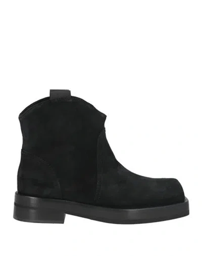 Agl Attilio Giusti Leombruni Agl Woman Ankle Boots Black Size 8 Leather