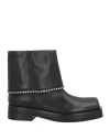Agl Attilio Giusti Leombruni Agl Woman Ankle Boots Black Size 8 Leather