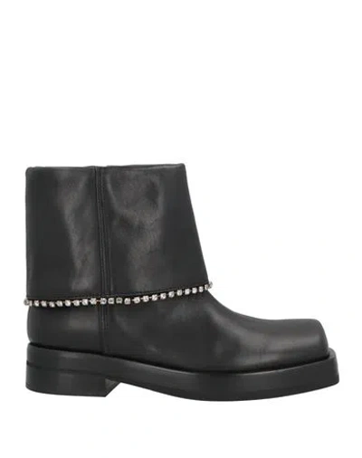 Agl Attilio Giusti Leombruni Agl Woman Ankle Boots Black Size 8 Leather