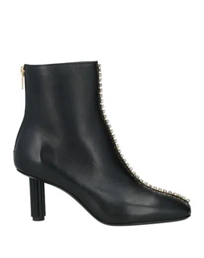 Agl Attilio Giusti Leombruni Agl Woman Ankle Boots Black Size 8 Leather