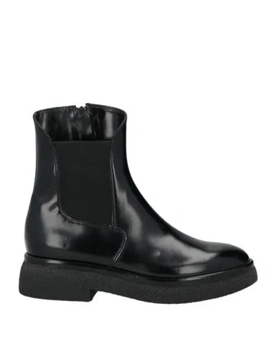 Agl Attilio Giusti Leombruni Agl Woman Ankle Boots Black Size 8 Leather