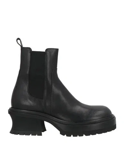 Agl Attilio Giusti Leombruni Agl Woman Ankle Boots Black Size 8 Leather