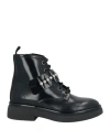 Agl Attilio Giusti Leombruni Agl Woman Ankle Boots Black Size 8 Leather In Black