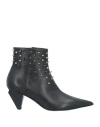 Agl Attilio Giusti Leombruni Agl Woman Ankle Boots Black Size 8 Leather In Black