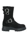 Agl Attilio Giusti Leombruni Agl Woman Ankle Boots Black Size 8 Leather In Black