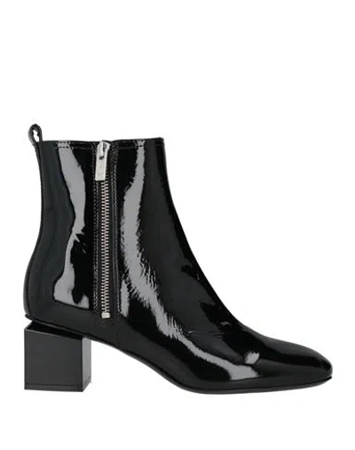 Agl Attilio Giusti Leombruni Agl Woman Ankle Boots Black Size 8 Leather