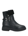 Agl Attilio Giusti Leombruni Agl Woman Ankle Boots Black Size 8 Leather