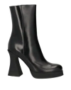 Agl Attilio Giusti Leombruni Agl Woman Ankle Boots Black Size 8 Leather In Black